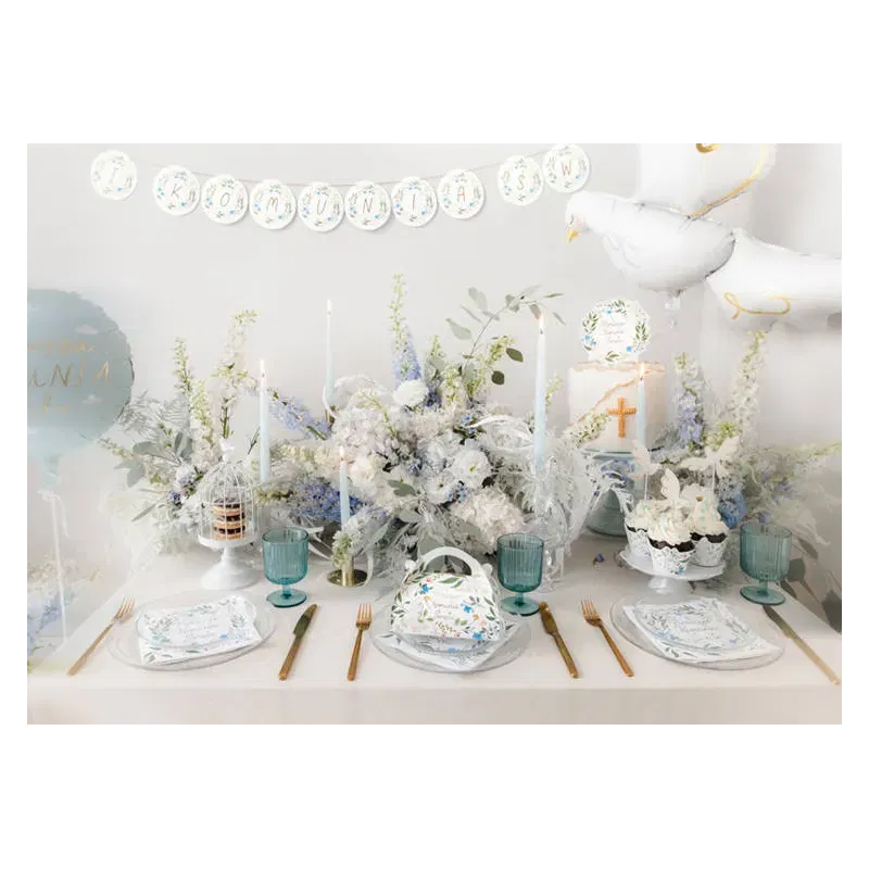 Topper na tort Pierwsza Komunia Święta 16.7x20cm