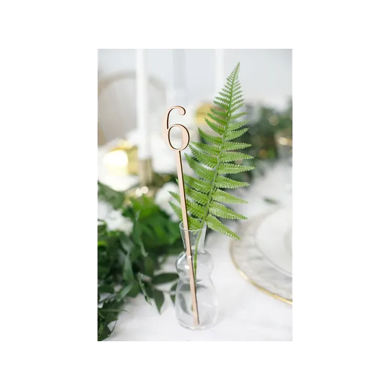 Drewniane numery na stół, 25 cm/ 10szt. Drewniane numery na stół, 25 cm/ 10szt.