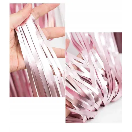 KURTYNA DEKORACYJNA różowa matowa 100x200 cm KURTYNA DEKORACYJNA różowa matowa 100x200 cm