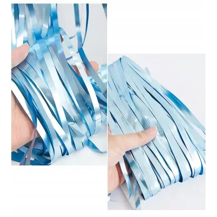 KURTYNA DEKORACYJNA błękitna matowa 100x200 cm KURTYNA DEKORACYJNA błękitna matowa 100x200 cm