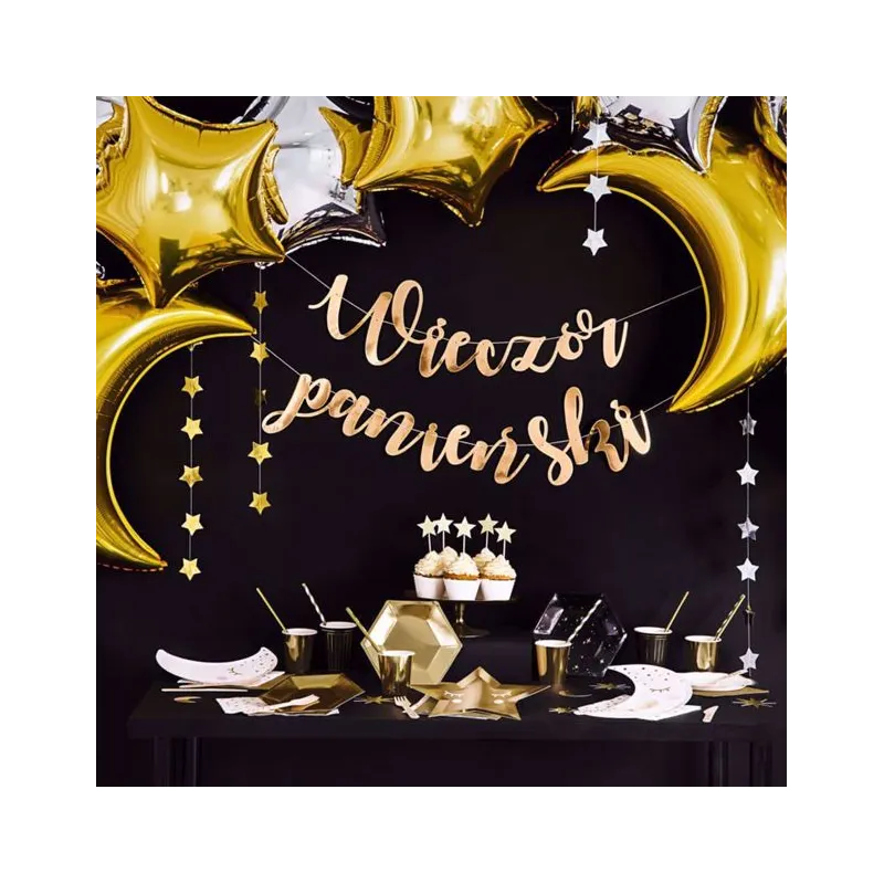 Baner wieczór panieński złoty