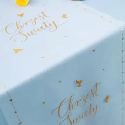 Bieżnik na chrzest złoty 5m