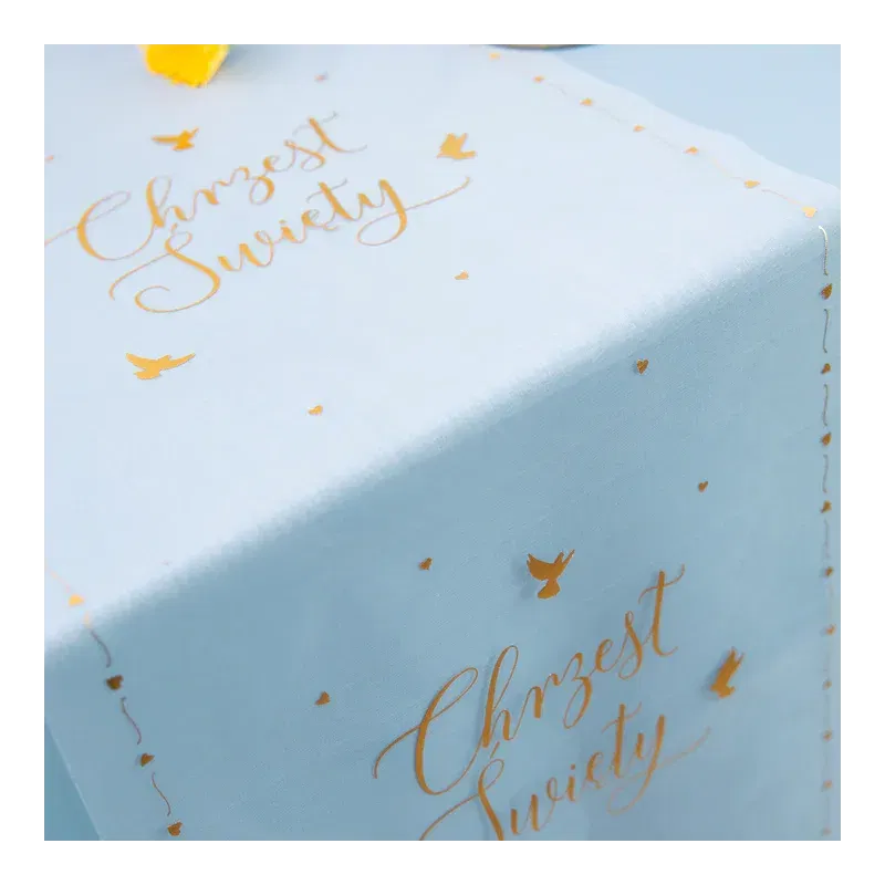 Bieżnik na chrzest złoty 5m