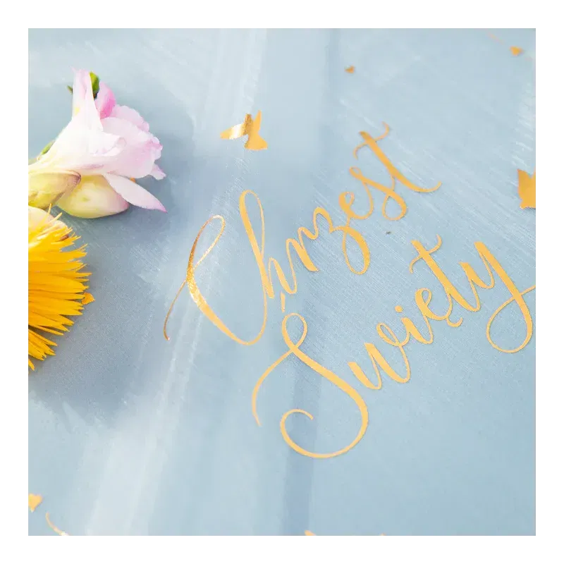 Bieżnik na chrzest złoty 5m