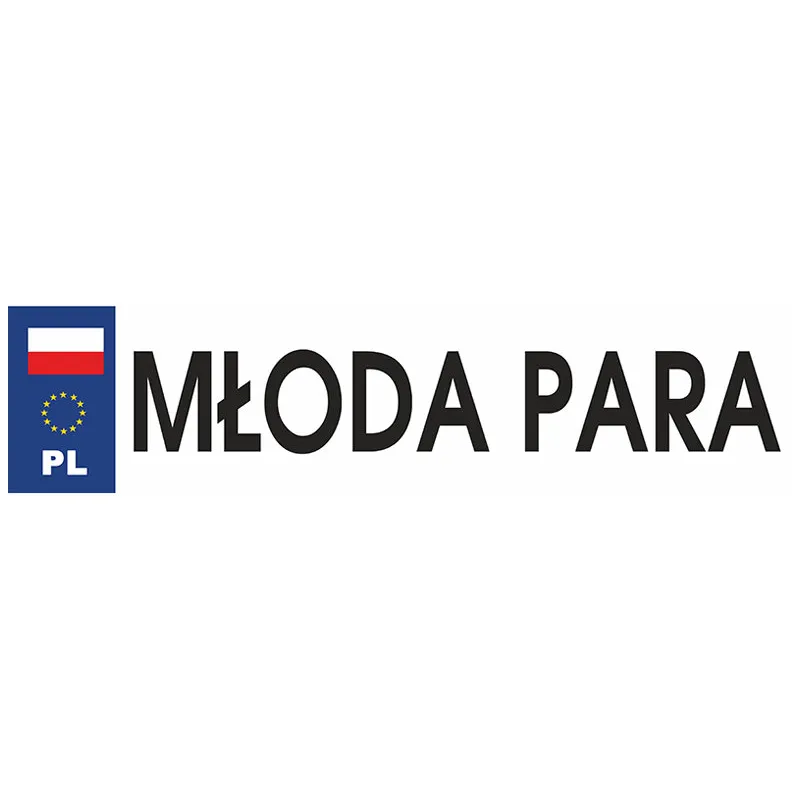 Tablice rejestracyjne Młoda Para
