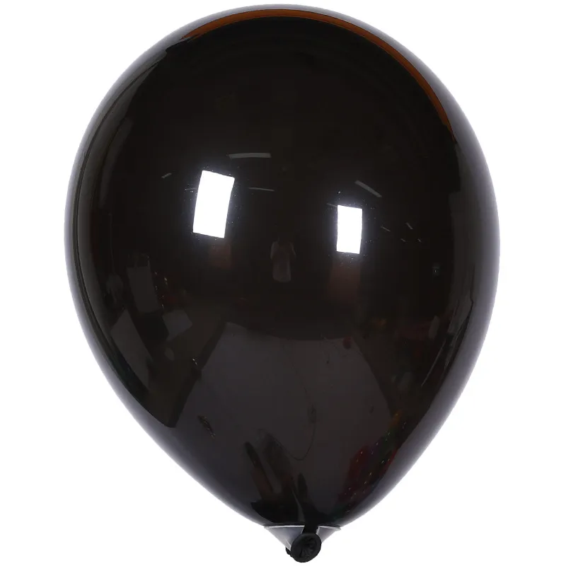 Balony PASTELOWE czarne BLACK 12"/30cm 100 sztuk
