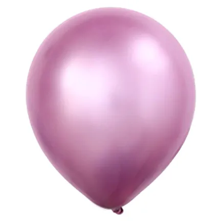 Balony GLOSSY Chrom Shiny RÓŻOWE 30cm 50szt.