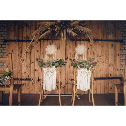 Zawieszki na krzesła - Żona Mąż, naturalne drewno Zawieszki na krzesła - Żona Mąż, naturalne drewno