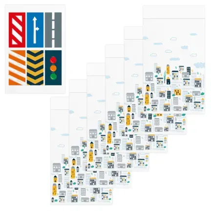 Torebki na cukierki Auta 6szt. zestaw