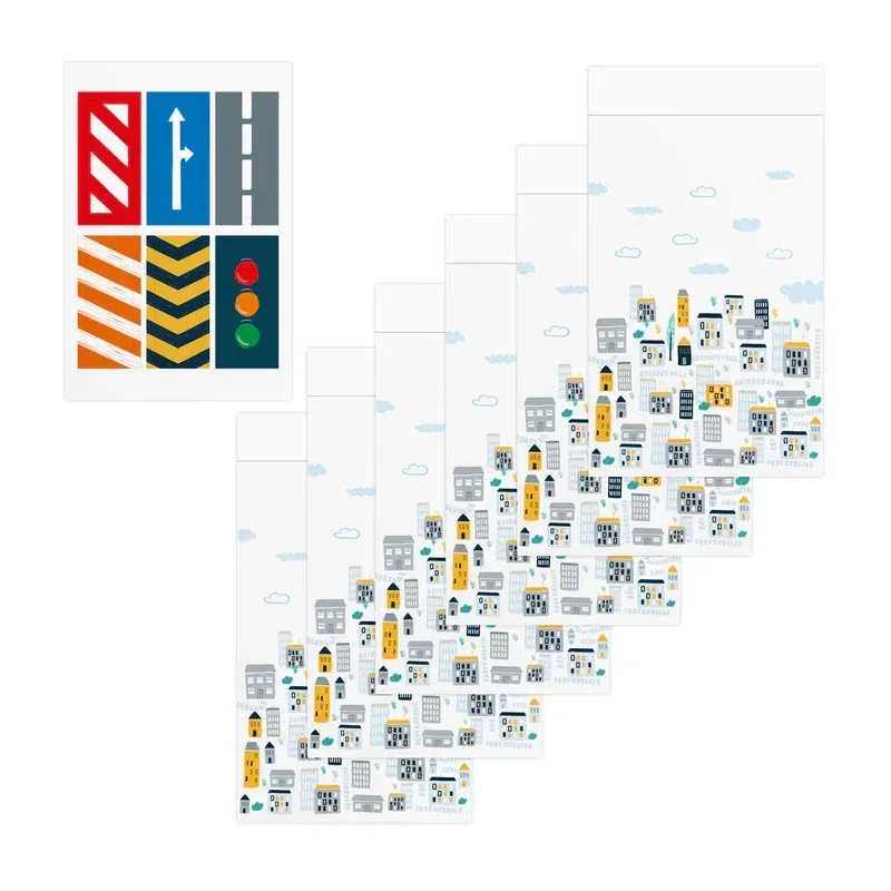 Torebki na cukierki Auta 6szt. zestaw