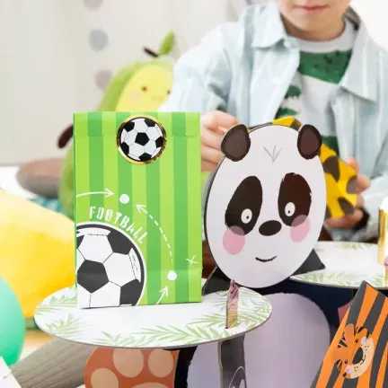 Torebki na cukierki Football 6szt. Torebki na cukierki Football 6szt.