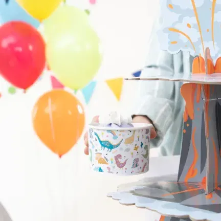 Kubek do lodów Dinozaury 6szt. 