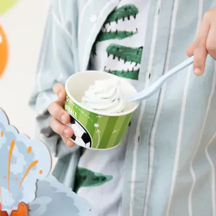 Kubek do lodów Football 6szt.  Kubek do lodów Football 6szt.