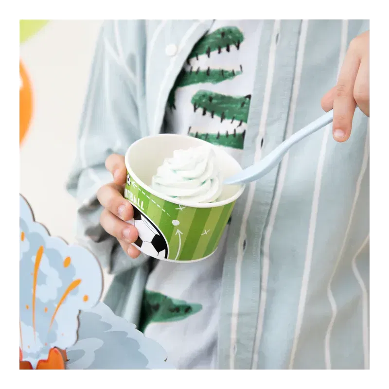 Kubek do lodów Football 6szt.  Kubek do lodów Football 6szt.