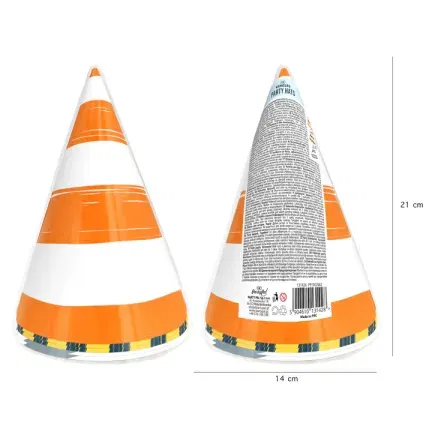 Czapeczki imprezowe Auta 10x16cm 6szt. Czapeczki imprezowe Auta 10x16cm 6szt.