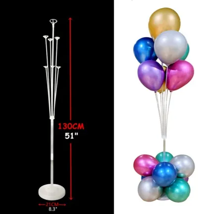 STOJAK NA BALONY Dekoracyjny Stelaż 130 cm STOJAK NA BALONY Dekoracyjny Stelaż 130 cm