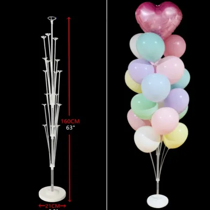 STOJAK NA BALONY Dekoracyjny Stelaż 160 cm STOJAK NA BALONY Dekoracyjny Stelaż 160 cm