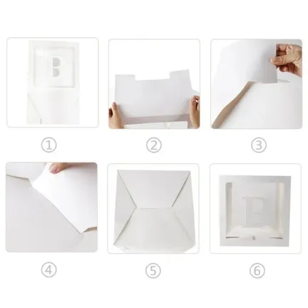 Zestaw Pudełek na Balony BABY białe