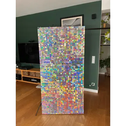 Panel dekoracyjny CEKINOWY opalizujący 30 x 30 cm Panel dekoracyjny CEKINOWY opalizujący 30 x 30 cm