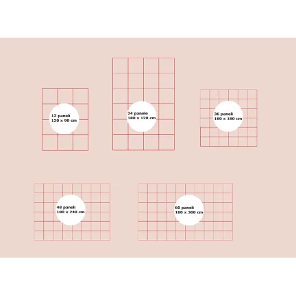 Panel dekoracyjny CEKINOWY jasny złoty 30 x 30 cm