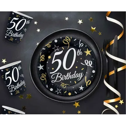 Talerzyki papierowe B&C 50, 18 cm, 6 szt. Talerzyki papierowe B&C 50, 18 cm, 6 szt.