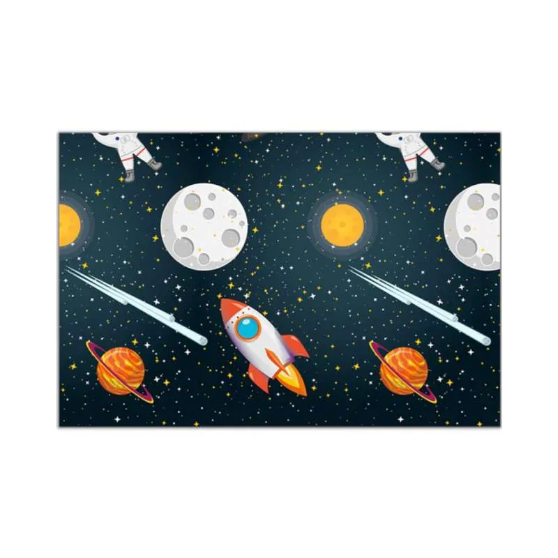 Obrus plastikowy Rocket Space, 120x180cm Obrus plastikowy Rocket Space, 120x180cm