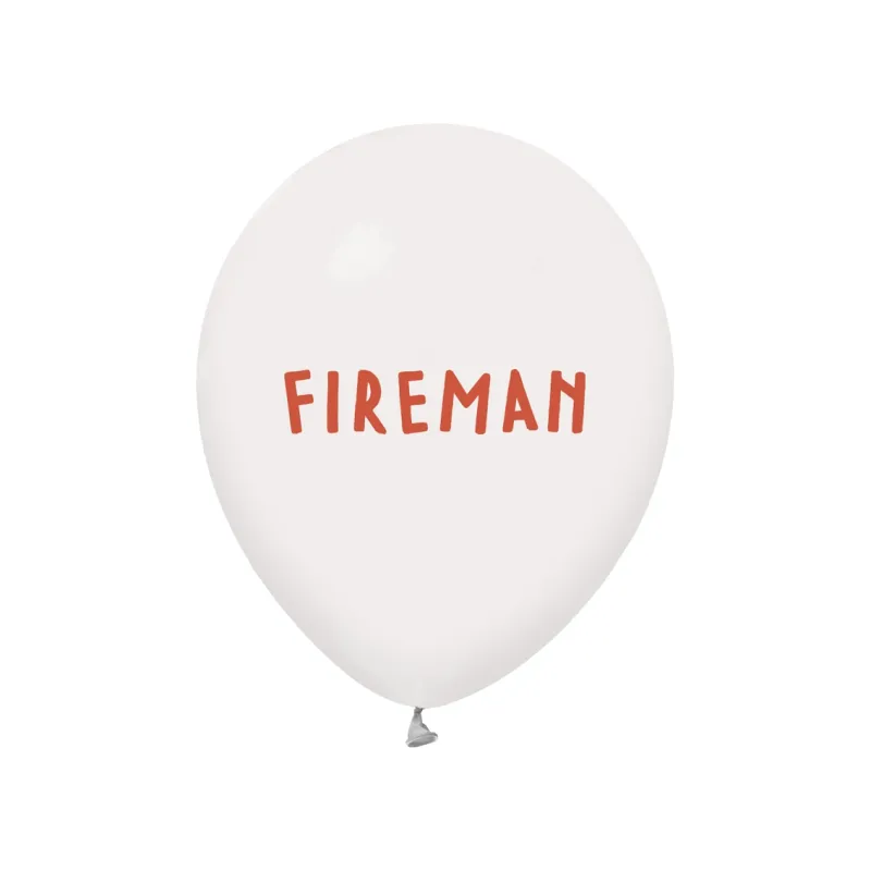Balony Straż pożarna - Fireman, 12", 5 szt. Balony Straż pożarna - Fireman, 12", 5 szt.
