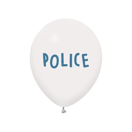 Balony Policja - Police, 12", 5 szt. Balony Policja - Police, 12", 5 szt.