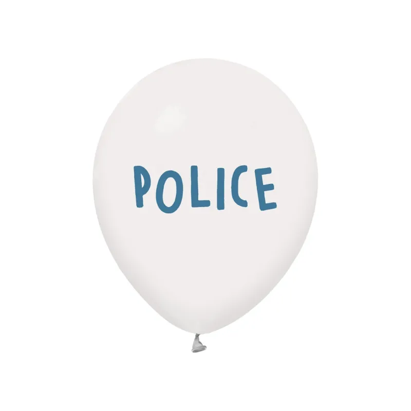 Balony Policja - Police, 12", 5 szt. Balony Policja - Police, 12", 5 szt.
