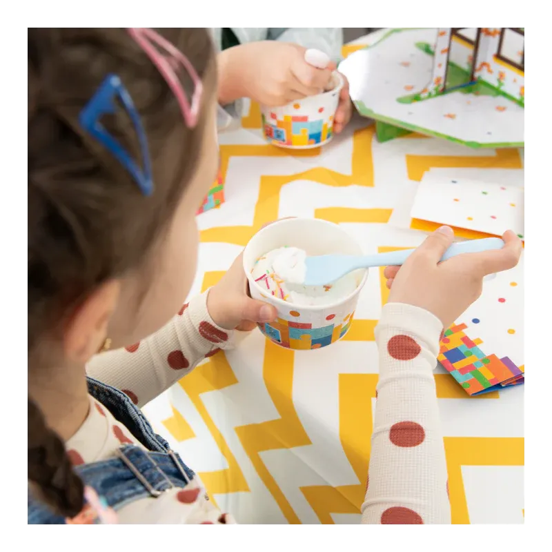 Kubek do lodów Klocki 6szt. Kubek do lodów Klocki 6szt.