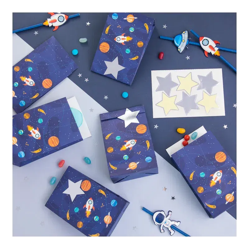 Torebki na cukierki Kosmos 6szt. 