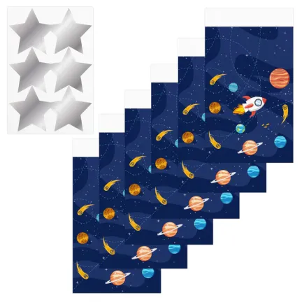 Torebki na cukierki Kosmos 6szt. 