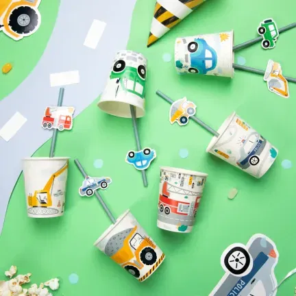 Kubek Auta 220ml 6szt. 