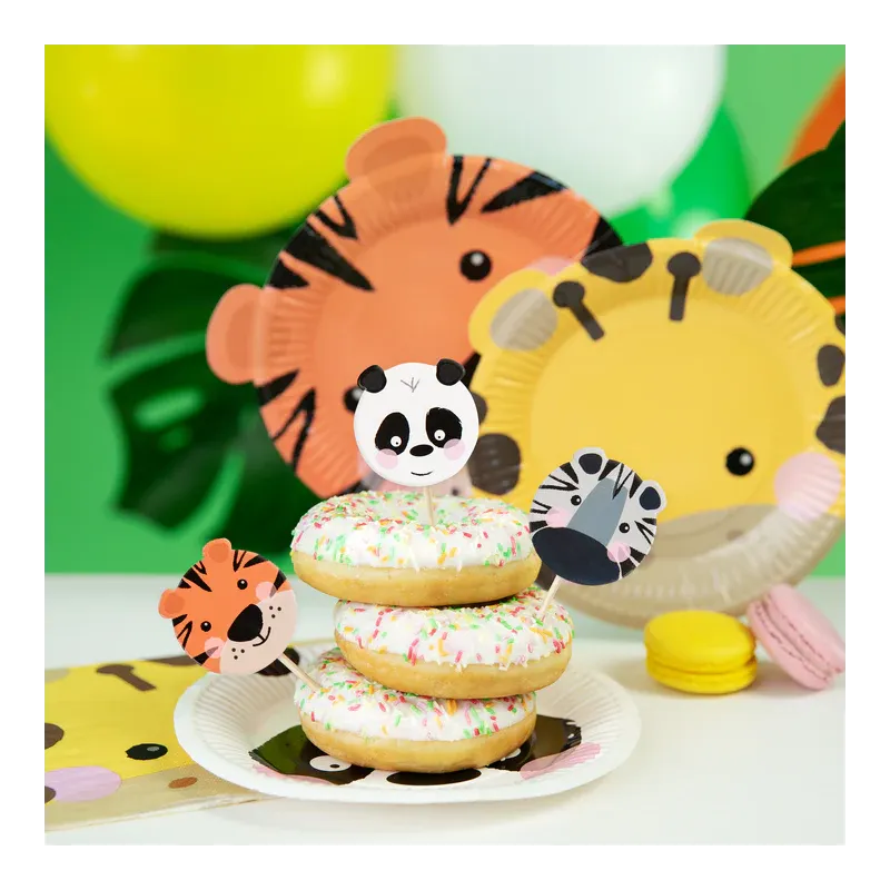 Toppery na tort Zwierzątka 8szt. Toppery na tort Zwierzątka 8szt.