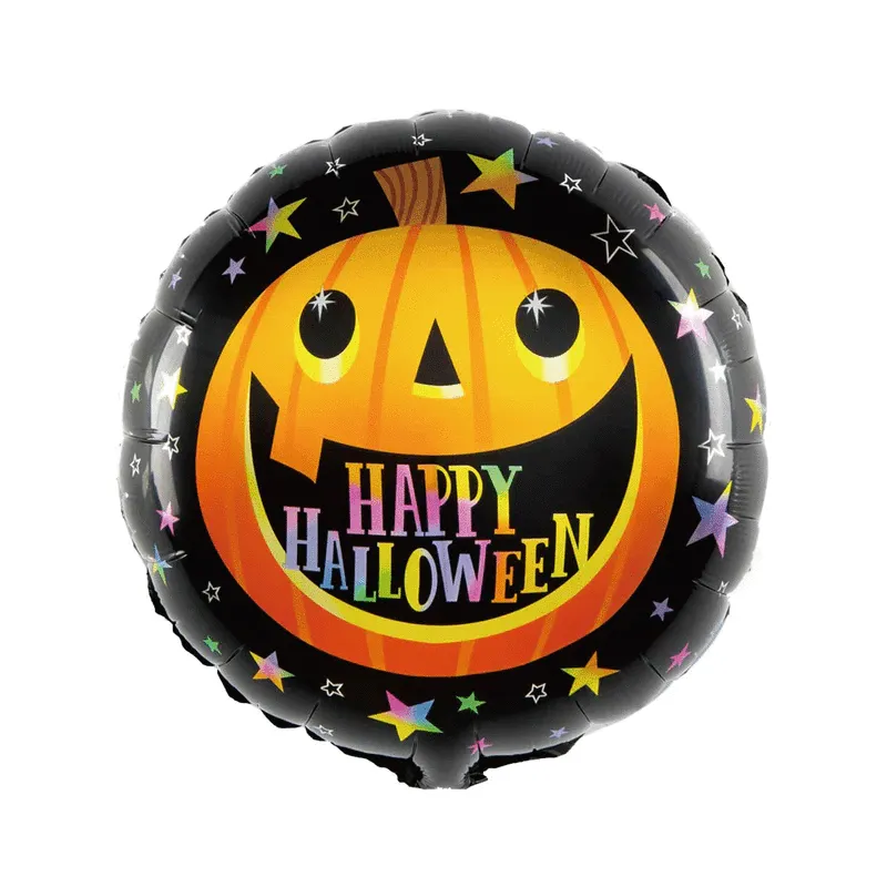 Balon foliowy Happy Halloween dynia duszek, 45cm Balon foliowy Happy Halloween dynia duszek, 45cm