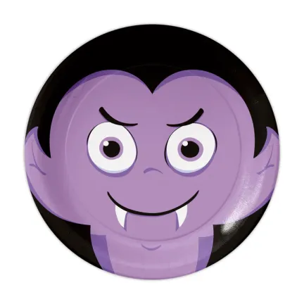 Talerzyk papierowy Halloween Monsters 7cali 6szt. Talerzyk papierowy Halloween Monsters 7cali 6szt.