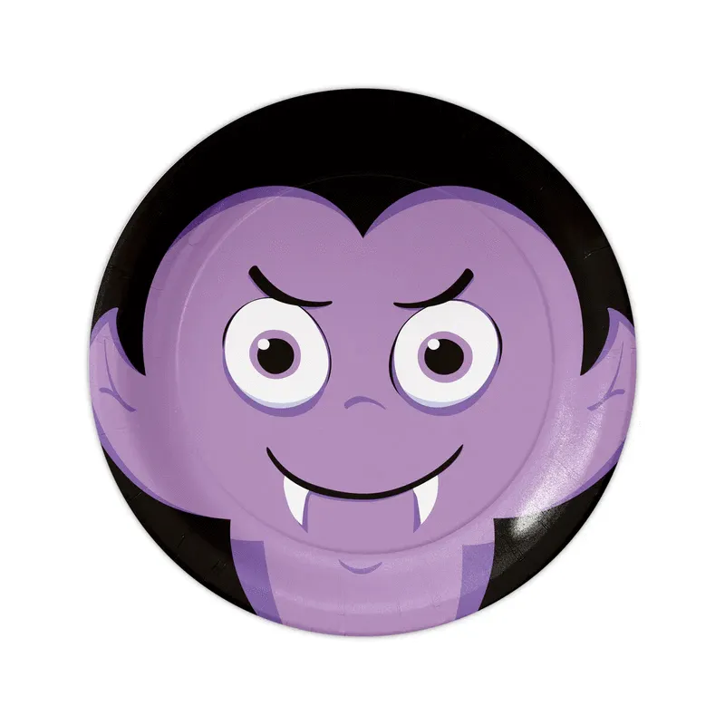 Talerzyk papierowy Halloween Monsters 7cali 6szt. Talerzyk papierowy Halloween Monsters 7cali 6szt.