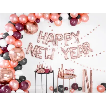 Czapeczki, różowe złoto, 16cm