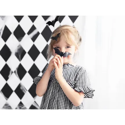 Girlanda Nietoperze, czarny, 1.5m