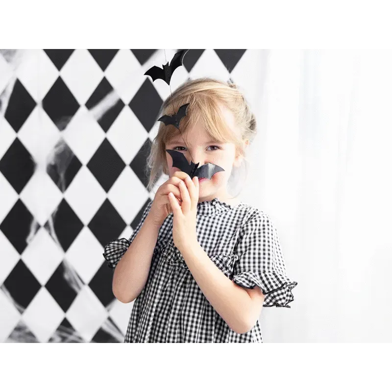 Girlanda Nietoperze, czarny, 1.5m