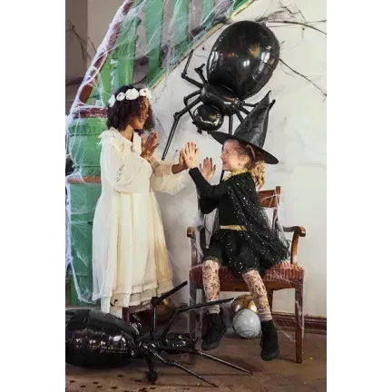 Balon foliowy Pająk, 60x101cm, czarny