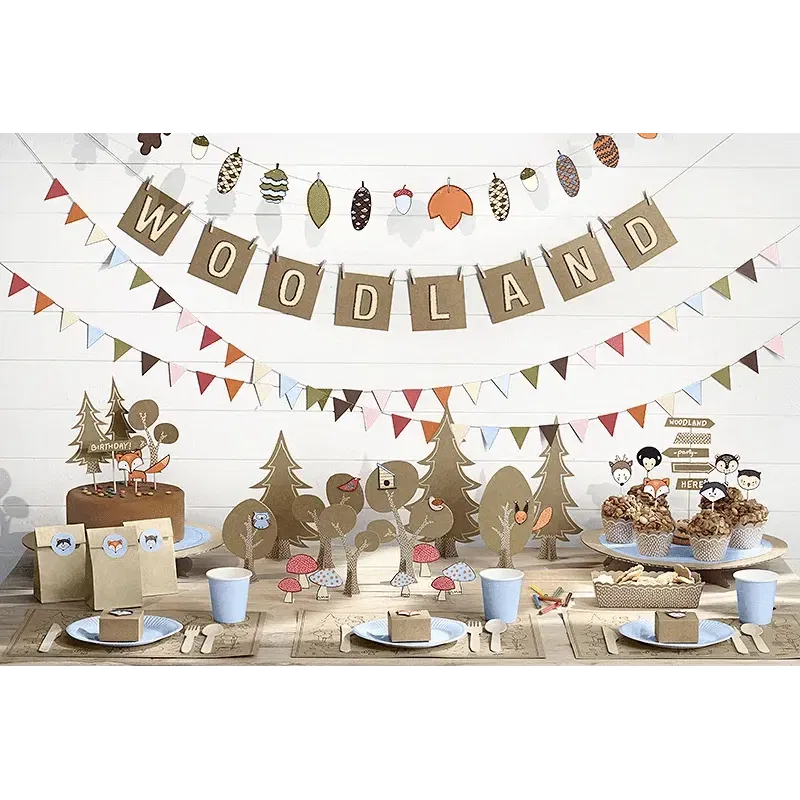 Torebki na słodycze Woodland, 6szt.