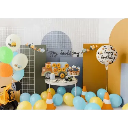 Dekoracje do muffinek - Pojazdy budowlane, 1-7cm, 6szt. Dekoracje do muffinek - Pojazdy budowlane, 1-7cm, 6szt.