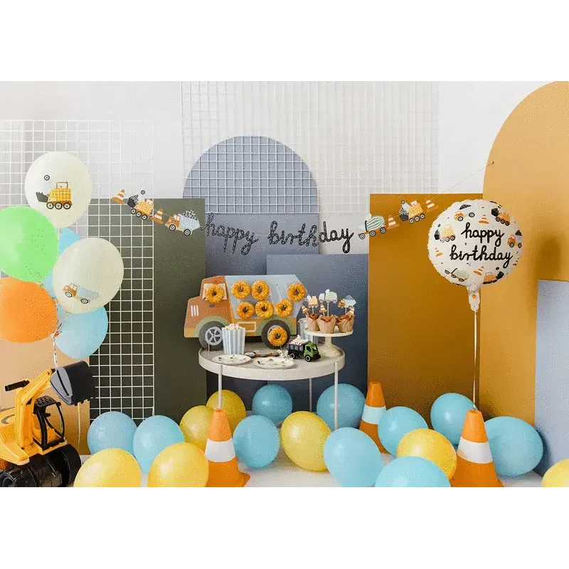 Dekoracje do muffinek - Pojazdy budowlane, 1-7cm, 6szt. Dekoracje do muffinek - Pojazdy budowlane, 1-7cm, 6szt.