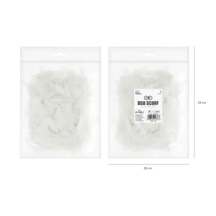 Boa z piór białe 190cm Boa z piór białe 190cm