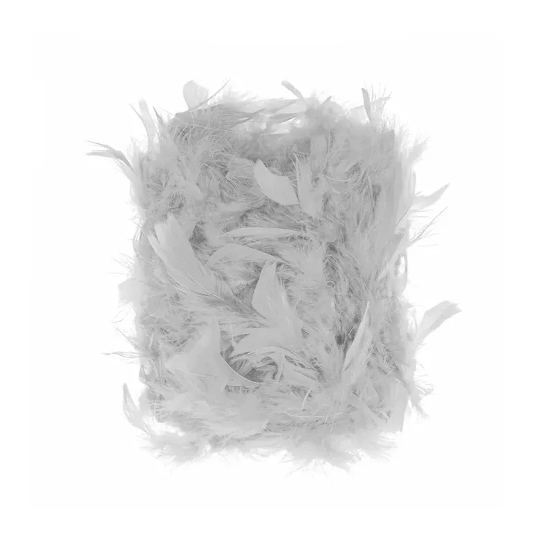 Boa z piór szare 190cm