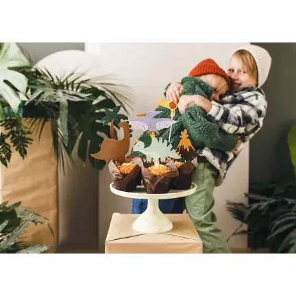 Toppery na tort Dinozaury, 8-12 cm