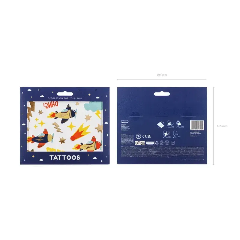 Tatuaże Samoloty, 11szt.