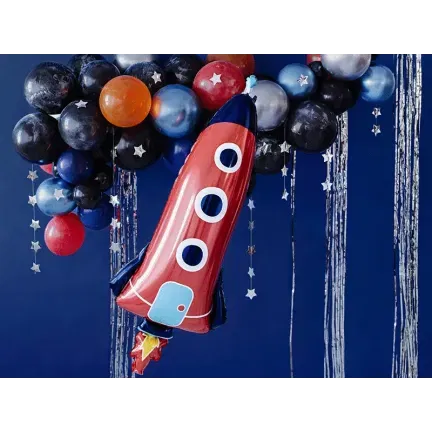Balon foliowy Rakieta, 44x115cm Balon foliowy Rakieta, 44x115cm