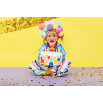 Świeczki urodzinowe Happy Birthday, mix, 2.5cm Świeczki urodzinowe Happy Birthday, mix, 2.5cm